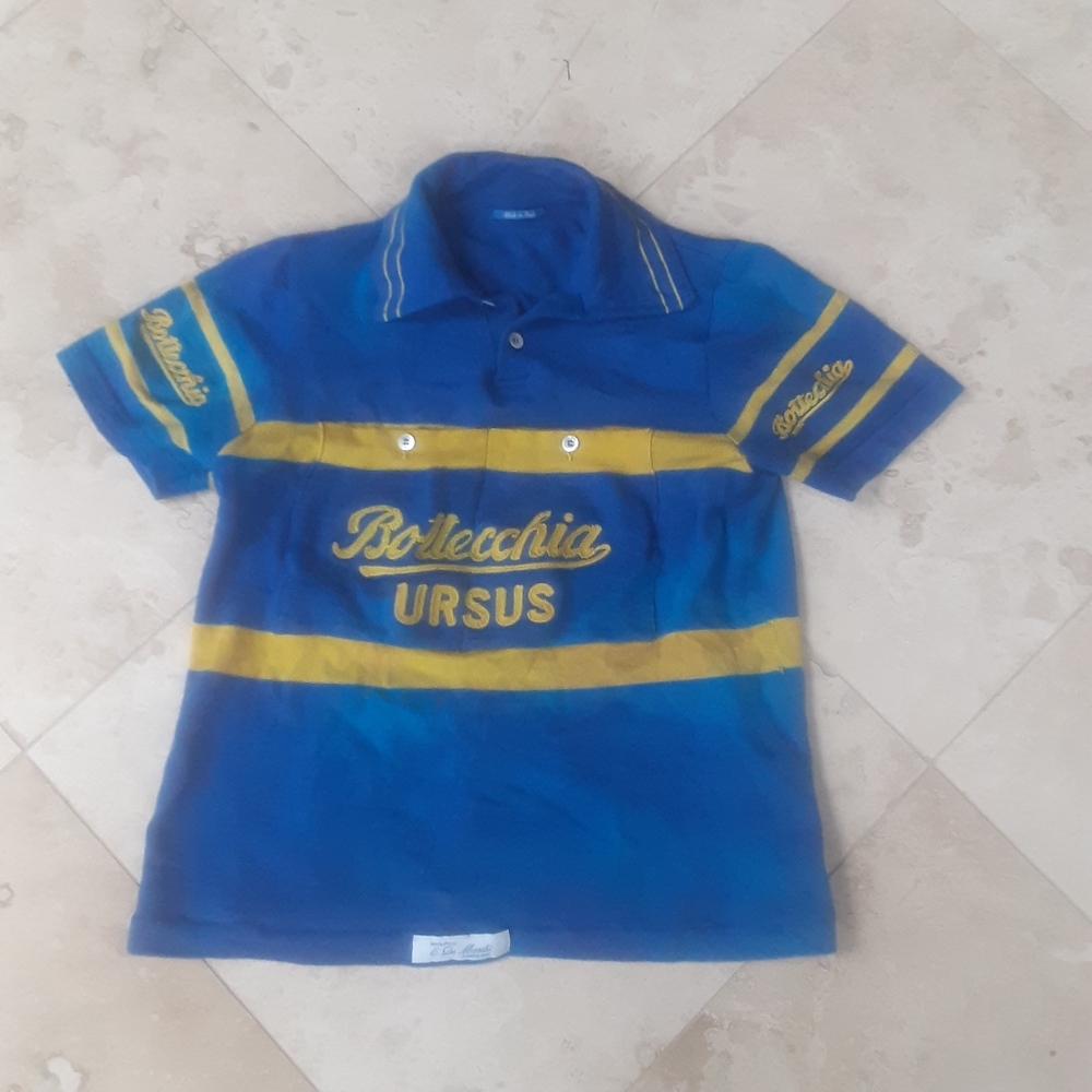 Replica 1951 Bottechia Ursus Wool Jersey By De Marchi, 5 Pockets, Made In Italy